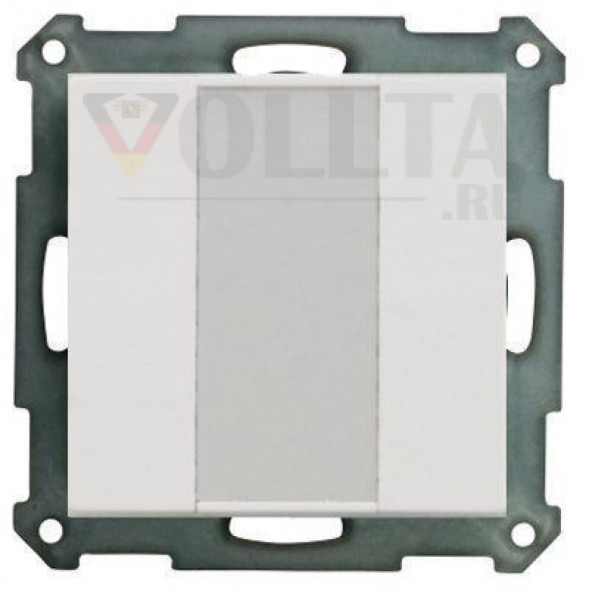 MDT BE-TA5502.G1 кнопка, клавиша двойная,  цвет:чисто белыйглянцевый