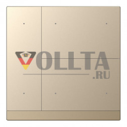 GVS 88187998 KNX кнопочный сенсор WALTZ | 3-позиционный, алюминий | шампанского цвета