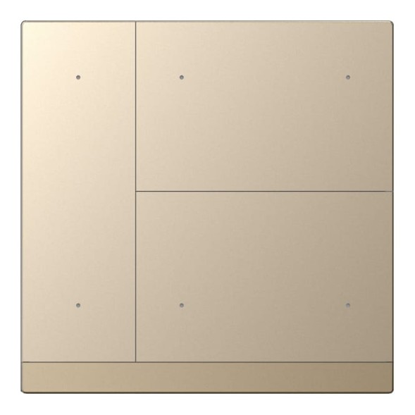 GVS 88187998 KNX кнопочный сенсор WALTZ | 3-позиционный, алюминий | шампанского цвета