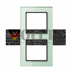 Jung AC582GLWMT стеклянная рамка 2-сторонняя, вертикальный и горизонтальный монтаж, стекло, A CREATION, матовый белый