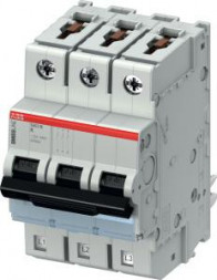 ABB Stotz-Kontakt S403M-K6, автоматический выключатель K, 6A, 10kA, 3P, втычной, 2CCS573001R0377