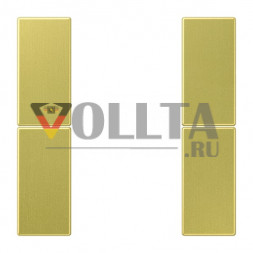 Комплект кнопок Jung ME2502TSAC 2-позиционный, F50, серия LS, латунь классика