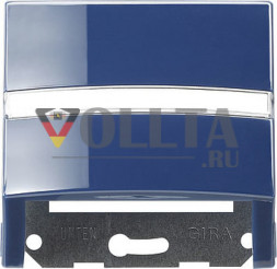 Gira 087046 S-Color Крышка тип: капюшон, телефонная розетка, цвет: голубой, тон:глянец