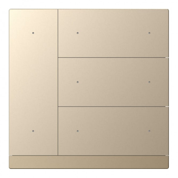 GVS 88188025 KNX кнопочный сенсор WALTZ | 4-канальный, алюминий | шампанского цвета
