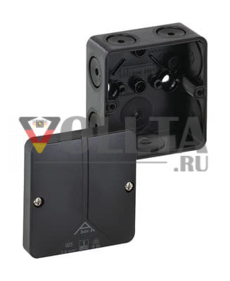Spelsberg 49190201 Abox-i 025L/sw Распределительная коробка устойчивая к атмосферным воздействиям IP65 цвет:черный,