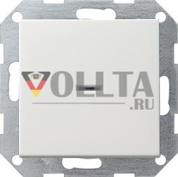 Gira 013603 кнопочный переключатель управления смена системы 55 чисто белый