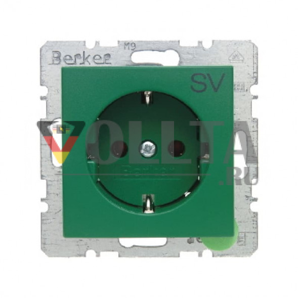 Berker 47438903 S1 SCHUKO-розетка  16А, со штампом SV--