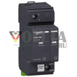 Schneider Electric 16329 PRD1 25R 1P TYP1+2 Uc 350V комбинированный разрядник