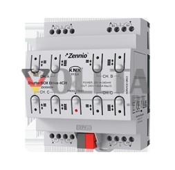 Активатор жалюзи ZENNIO ZIOSHD4 KNX | 4-х сторонний, безопасный, запись во время работы