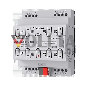 Активатор жалюзи ZENNIO ZIOSHD4 KNX | 4-х сторонний, безопасный, запись во время работы