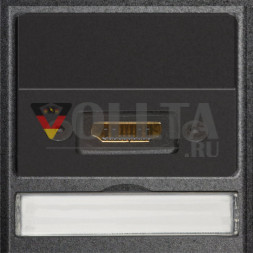 Модульный кабель EVOline 1x HDMI 2.0 длиной 0,2 м / сменная часть для EVOline Port, V-Dock, U-Dock