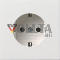 Gira 0188112 Ширококлавишный выключатель SCHUKO-розетка 16А, стандарт цвет:чисто белый, тон:глянец