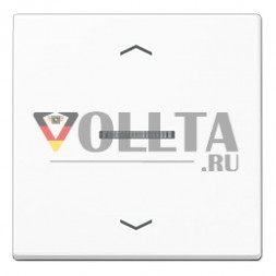 Клавиша Jung A101KO5PBFWW со световодом, с символами стрелок для однопозиционной кнопки, термопластик, серия A, альпийский белый