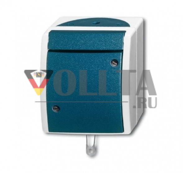 Busch-Jaeger 2610/6W-53 Ocean тяговый выключатель цвет:серый