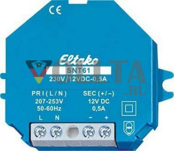 Eltako SNT61-230V-12V Импульсный источник питания 6W 0,5A DC