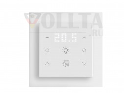 MULLER TS 58.11 knx6 KNX сенсорный датчик | 6-позиционный, 2 x освещение, 2 x затенение, дисплей | студийный белый | 55x55 мм