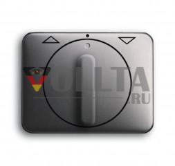 Busch-Jaeger 1740DR-20    Alpha Жалюзи поворотный переключатель крышка, цвет: платина