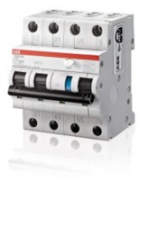 ABB Stotz-Kontakt DS203NC B20 A300, выключатель FI/LS 6kA, 3P+N, тип A, B 20, 300mA, 2CSR256140R3205