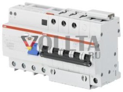 ABB Stotz-Kontakt DS254N-UC-B63/0.3, комбинация FI/LS, тип B 10kA, 4P/N-UC, все токовые датчики, B 63A, 300 мА, 2CDR274568R3635