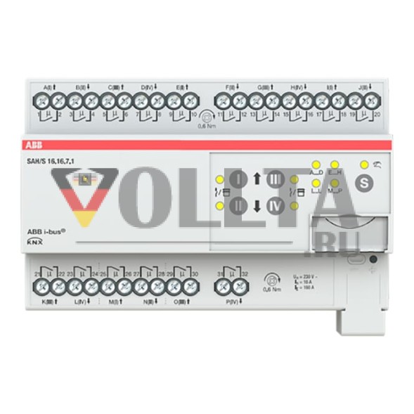 ABB Stotz-Kontakt 2CDG110251R0011 SAH/S16.16.7.1 16-канальный 16A REG переключающий/привод жалюзи