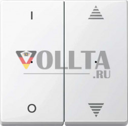 MERTEN 619519 Клавишный переключатель полярно-белый глянцевый System M