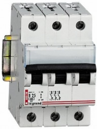 Legrand 003328 Автоматический выключатель B  3х полюсный 25А