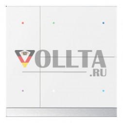 GVS 88188414 KNX сенсорная кнопка WALTZ | 3-канальная, алюминий | белый