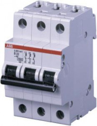 ABB Stotz-Kontakt S203MT-C16, автоматический выключатель C-Char., 10 кА, 16 А, 3П, 2CDS273006R0164