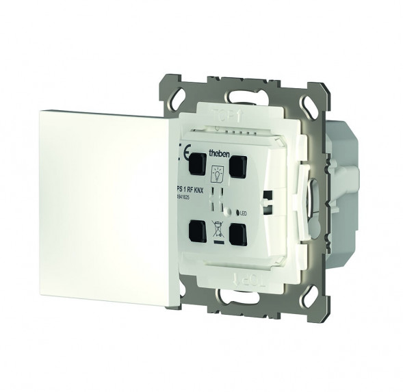 Кнопка THEBEN PS 1 KNX-RF | 2/4-позиционная, датчик температуры