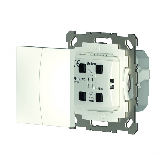 Кнопка THEBEN PS 1 KNX-RF | 2/4-позиционная, датчик температуры