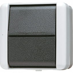 Переключатель Jung 806W, универсальный, 10 AX 250 В ~, IP 44, WG 800