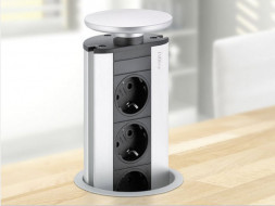 EVOline Port DATA / черный / 2 выдвижных разъема / 2 разъема RJ45