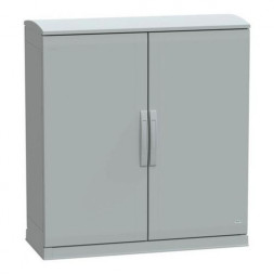 Schneider Electric NSYPLAZT10104G 7035 POLY-WS 1000X1000X420 2-дверный напольный шкаф