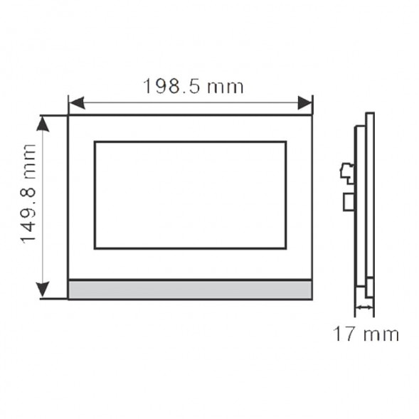 Busch-Jaeger 2TMA130050W0068 H8236-5W-03 IP сенсорный 7 LAN/LAN сенсорный элемент управления