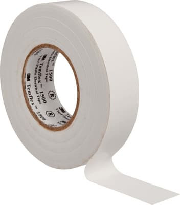 3M 7000062310 PVC Электроизоляционная лента 19mm белый, TemFlex 1500 19x25ws 25 метр.