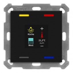 MDT BE-TAS55T406.01 кнопка Smart 55 4-х сторонний цветной дисплей черный