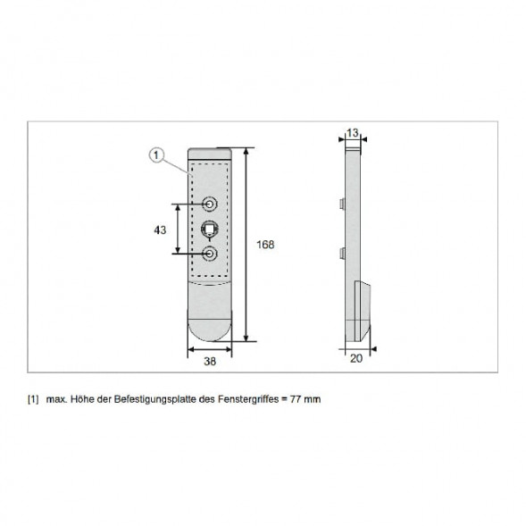 Busch-Jaeger 6222/1 AP-65-WL оконный детектор free@home, беспроводной, для Busch-free@home® базальтовый черный