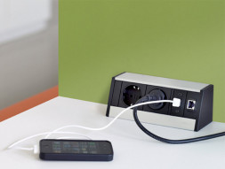 EVOline R-Dock Multimedia / 3 разъема / 1 HDMI / 1 VGA / Боковые панели черные