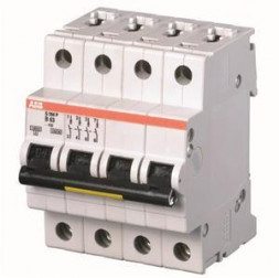 ABB Stotz-Kontakt S204P-B25, автоматический выключатель B-Char., 25 кА, 25 А, 4P, 2CDS284001R0255